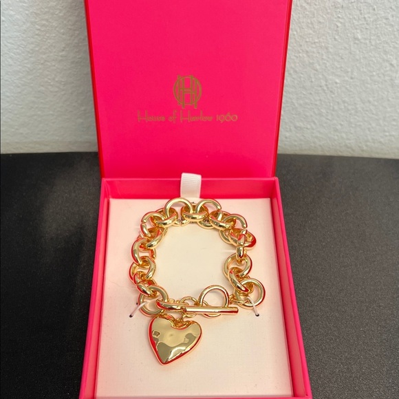 House of Harlow 1960 | Bracelet with Heart Charm ✨ - Picture 1 of 8